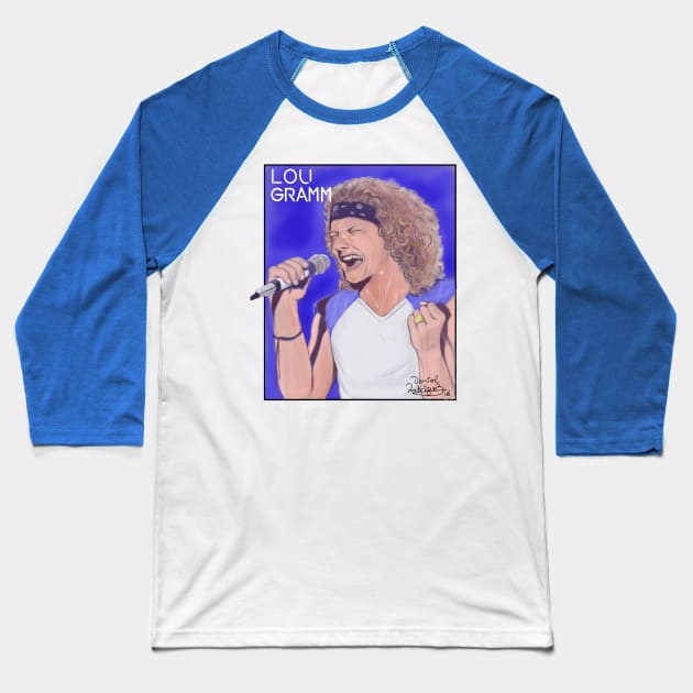 Lou Gramm Baseball T-Shirt by ArtDanRod